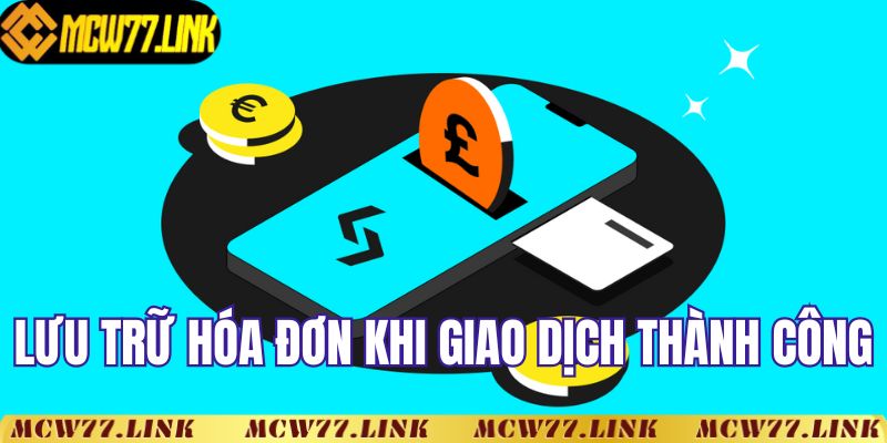 Lưu thông tin hóa đơn khi giao dịch thành công